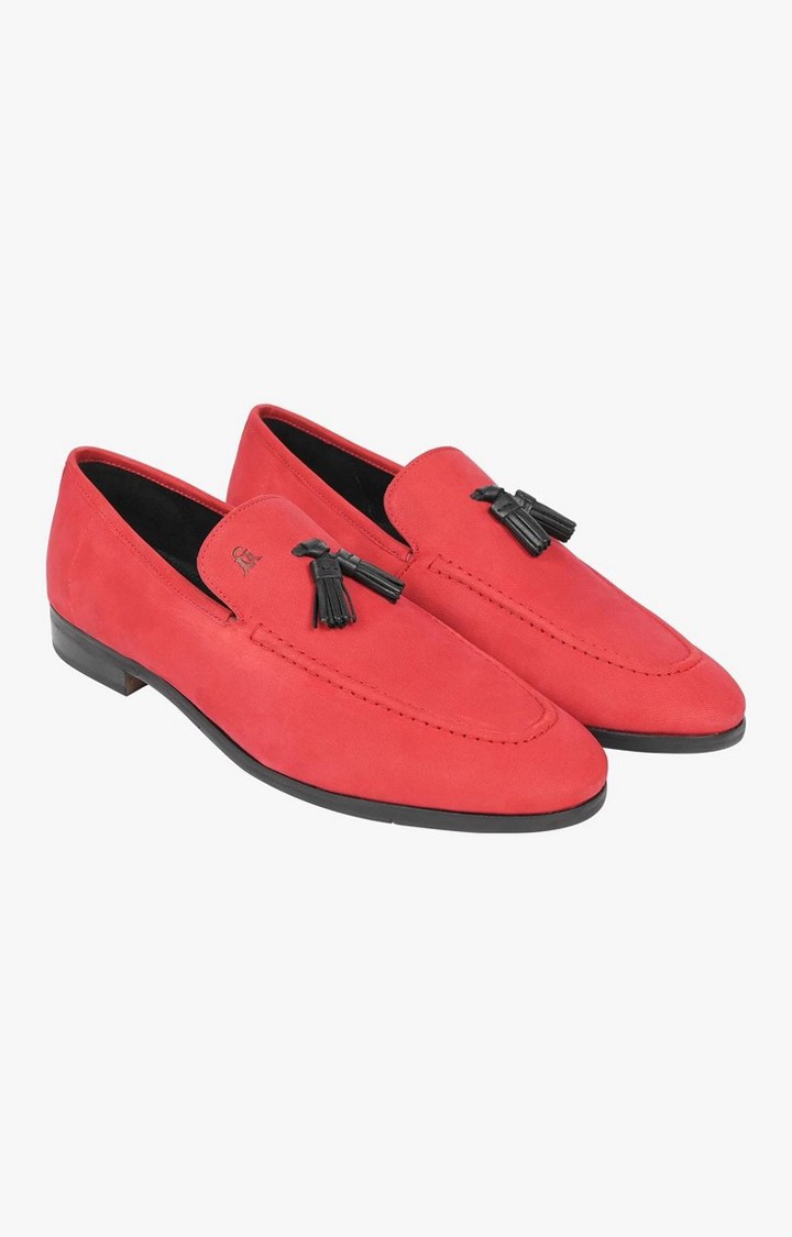 Sm-1476 Red Tie-Ups & Dress Loafers