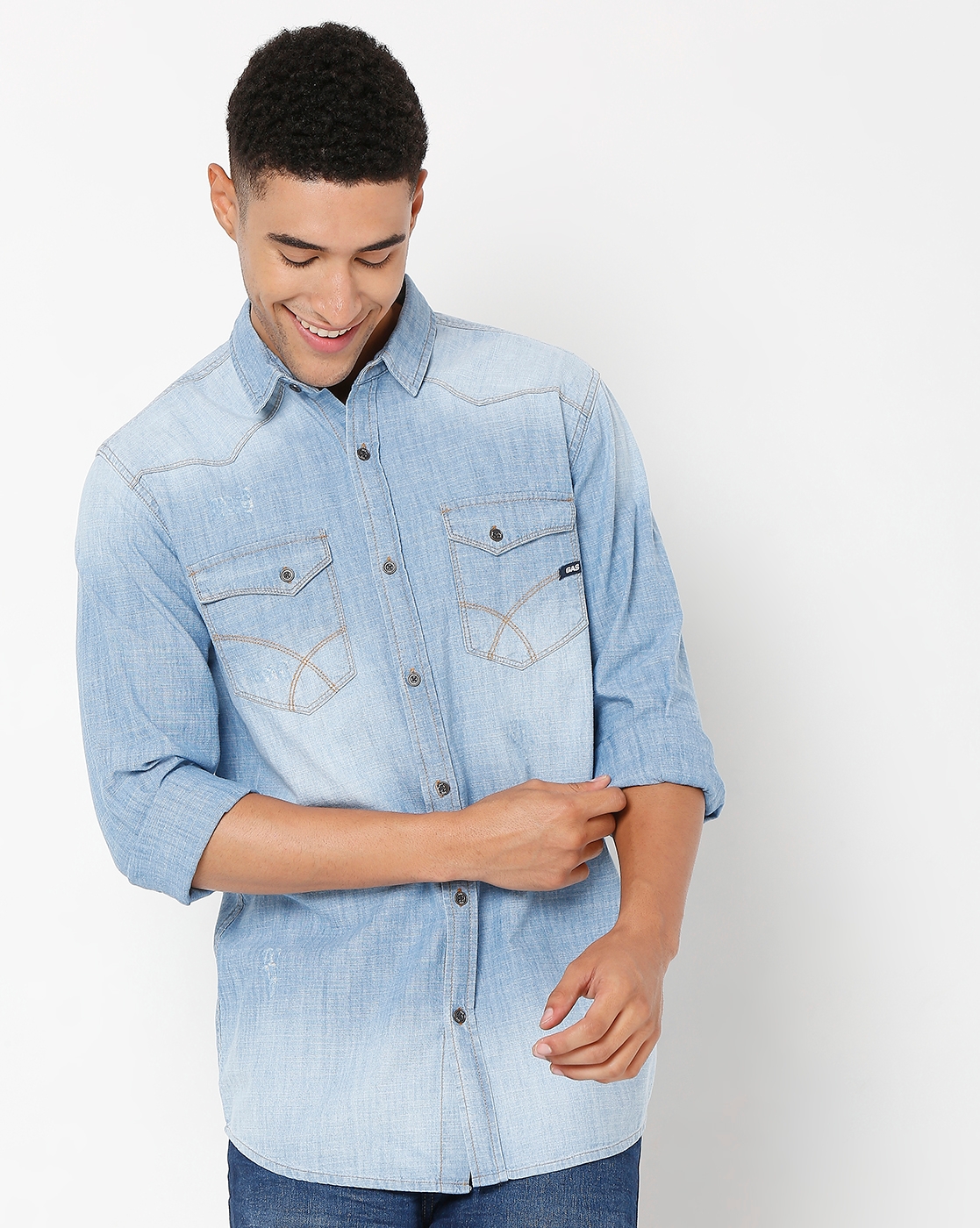 GAS | Kant Lightly Washed Relaxed Fit Shirt