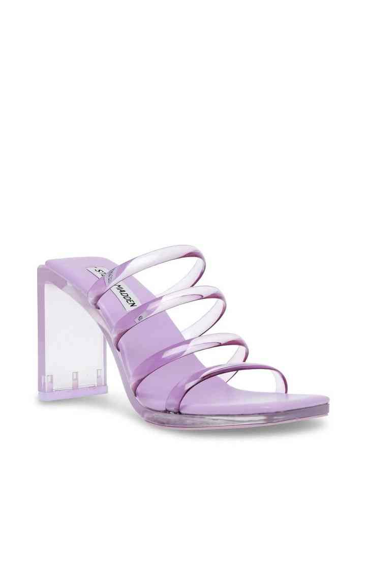 Lucite Blue Heel Sandals