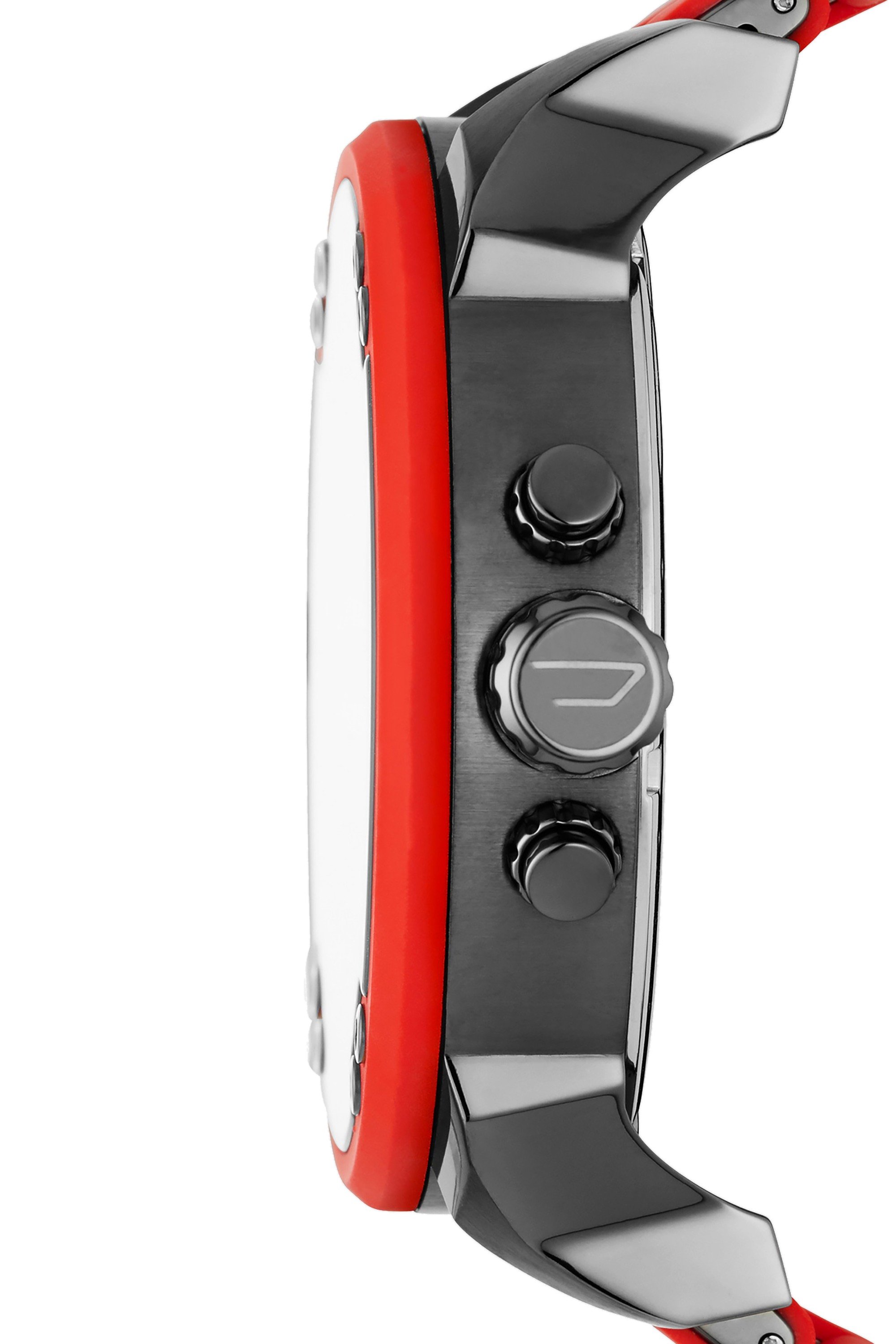 Red Mr. Daddy 2.0 red metal watch, 55 mm