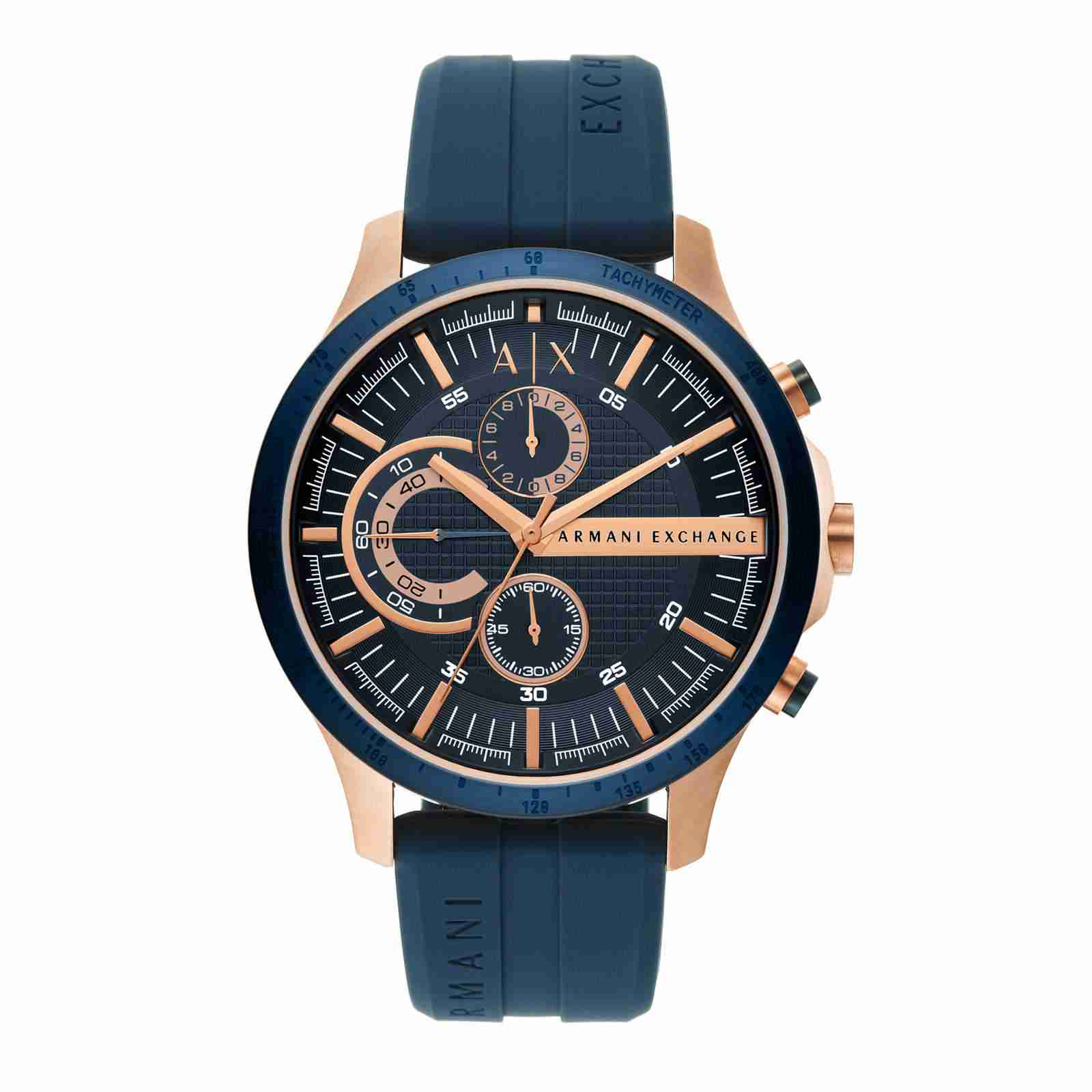 Armani exchange blue watch outlet
