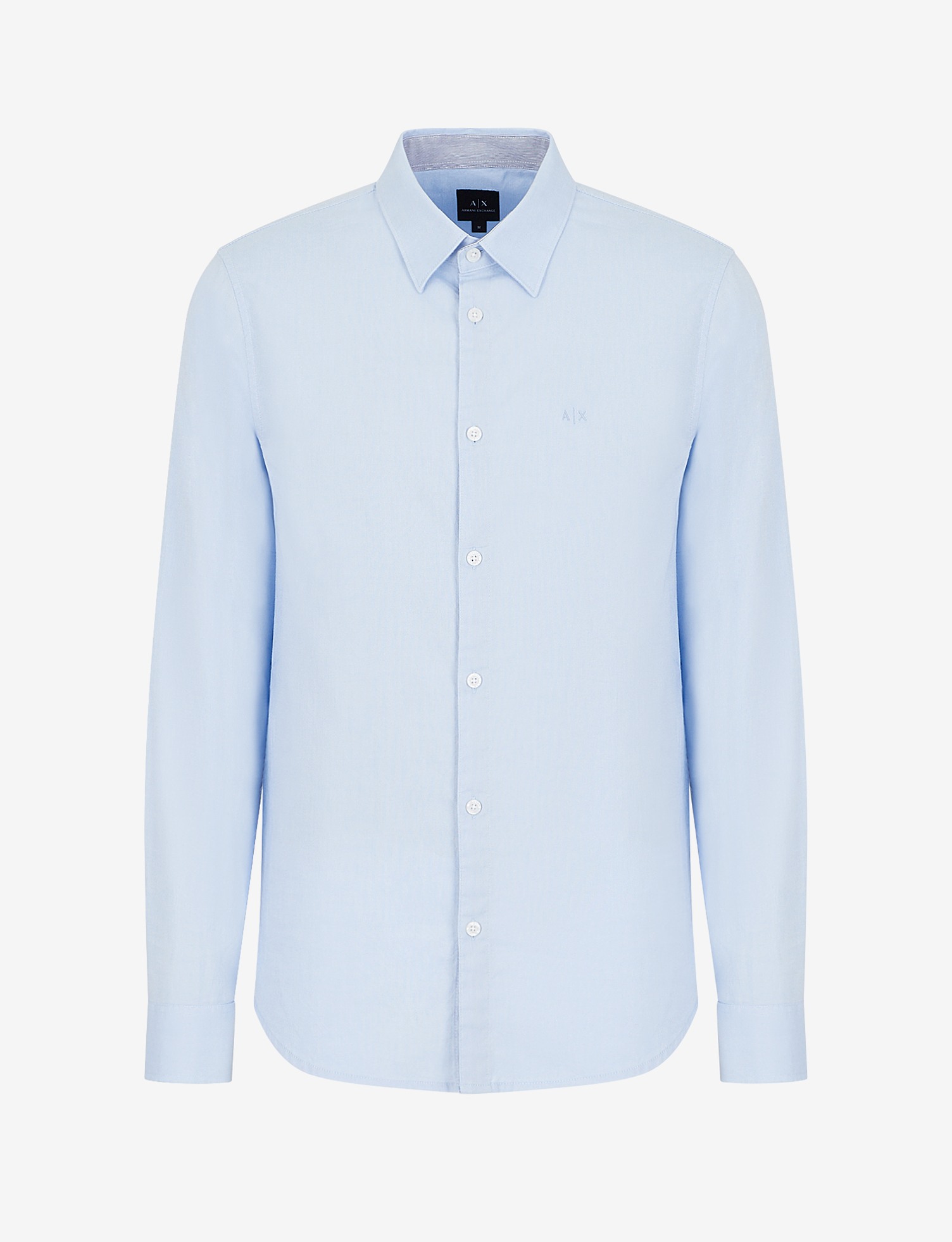 Men Blue Cotton  Shirt