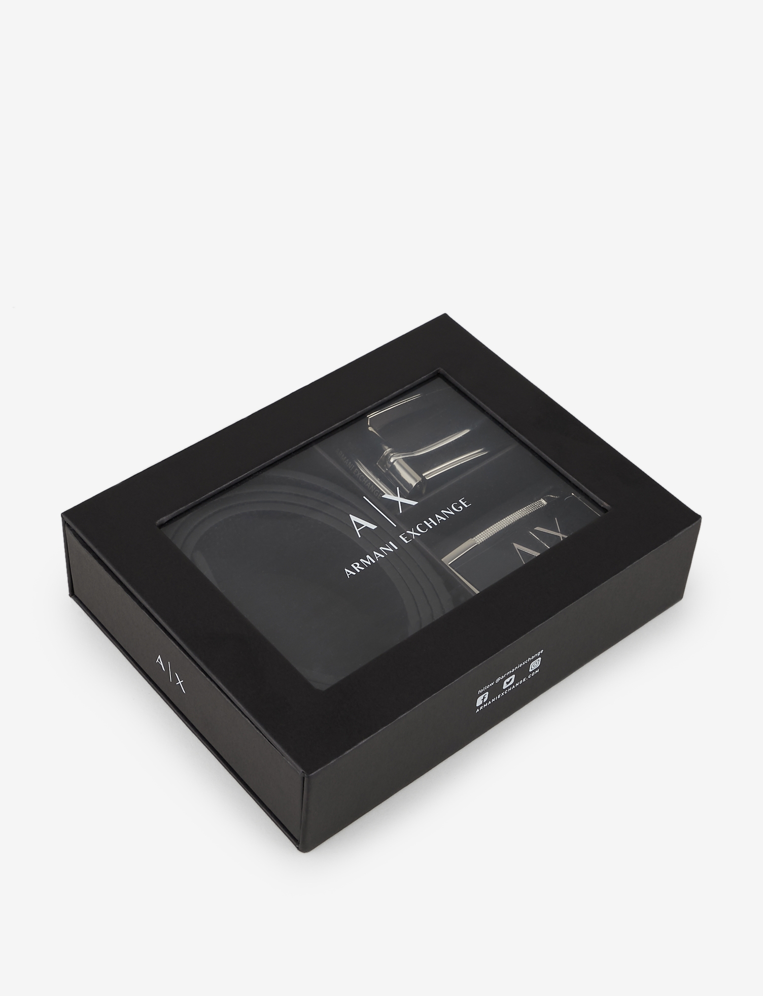 Armani Exchange Active Black Dial Men's Gift Set AX7102 723763257794 -  Watches, Active - Jomashop