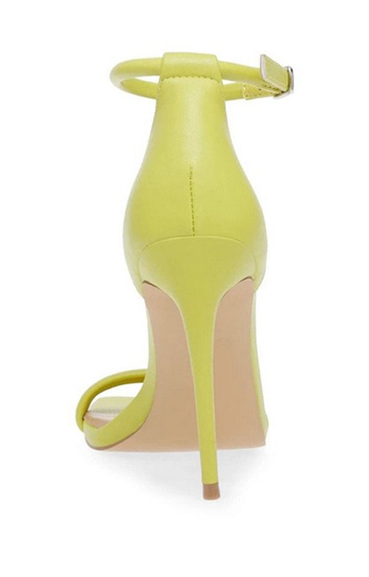 No Doubt Yellow Heel Sandals