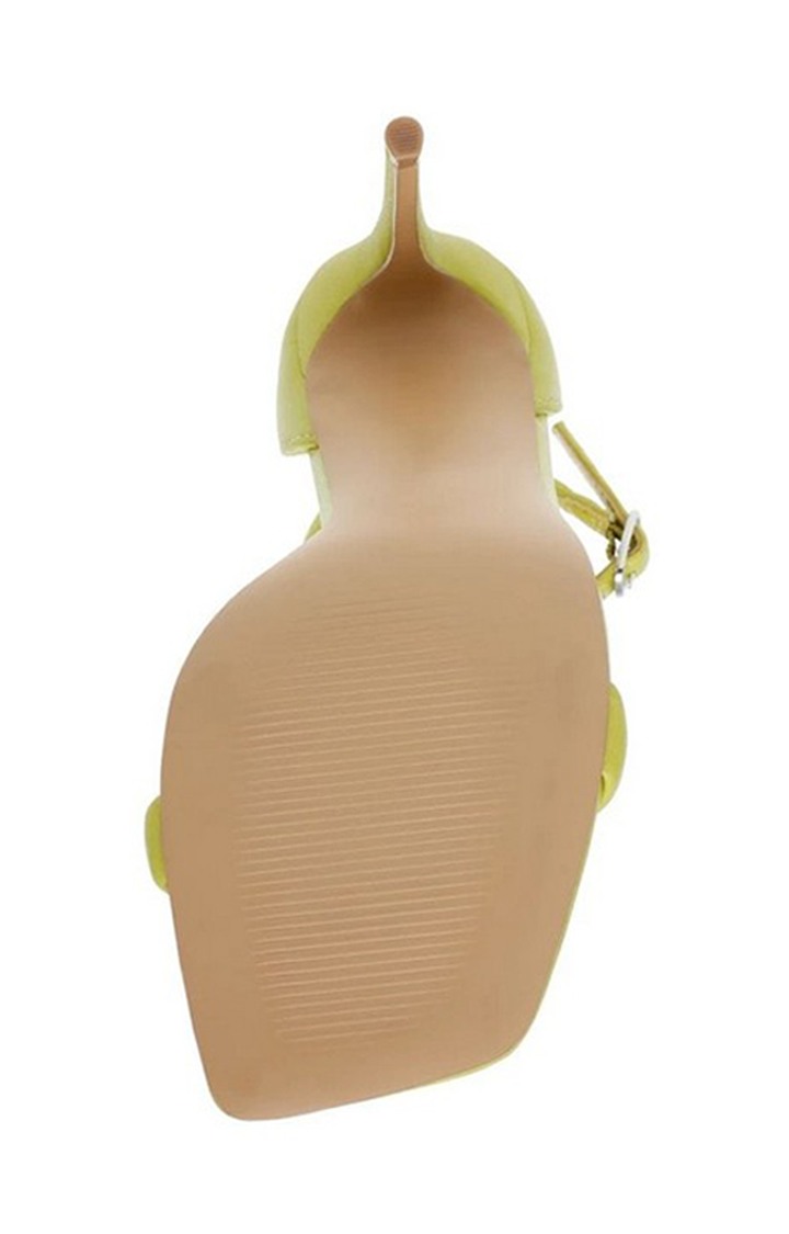 No Doubt Yellow Heel Sandals