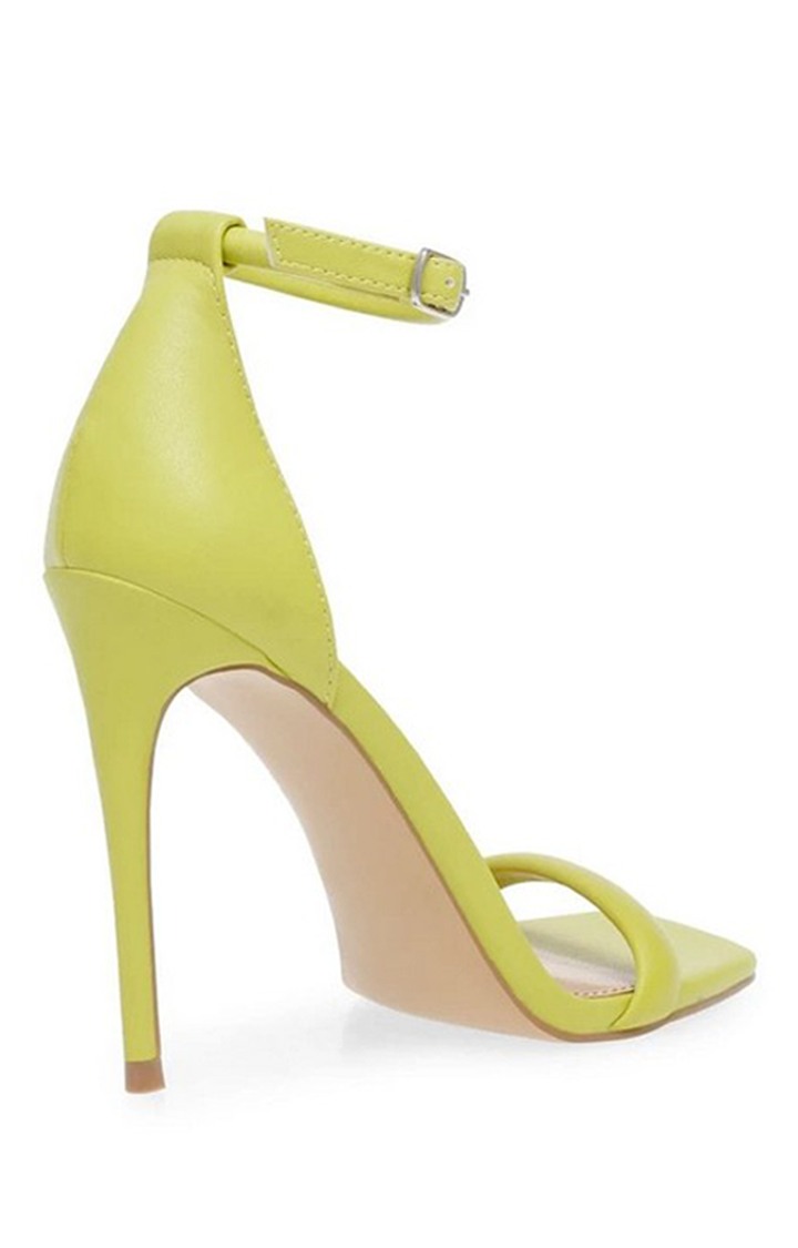 No Doubt Yellow Heel Sandals