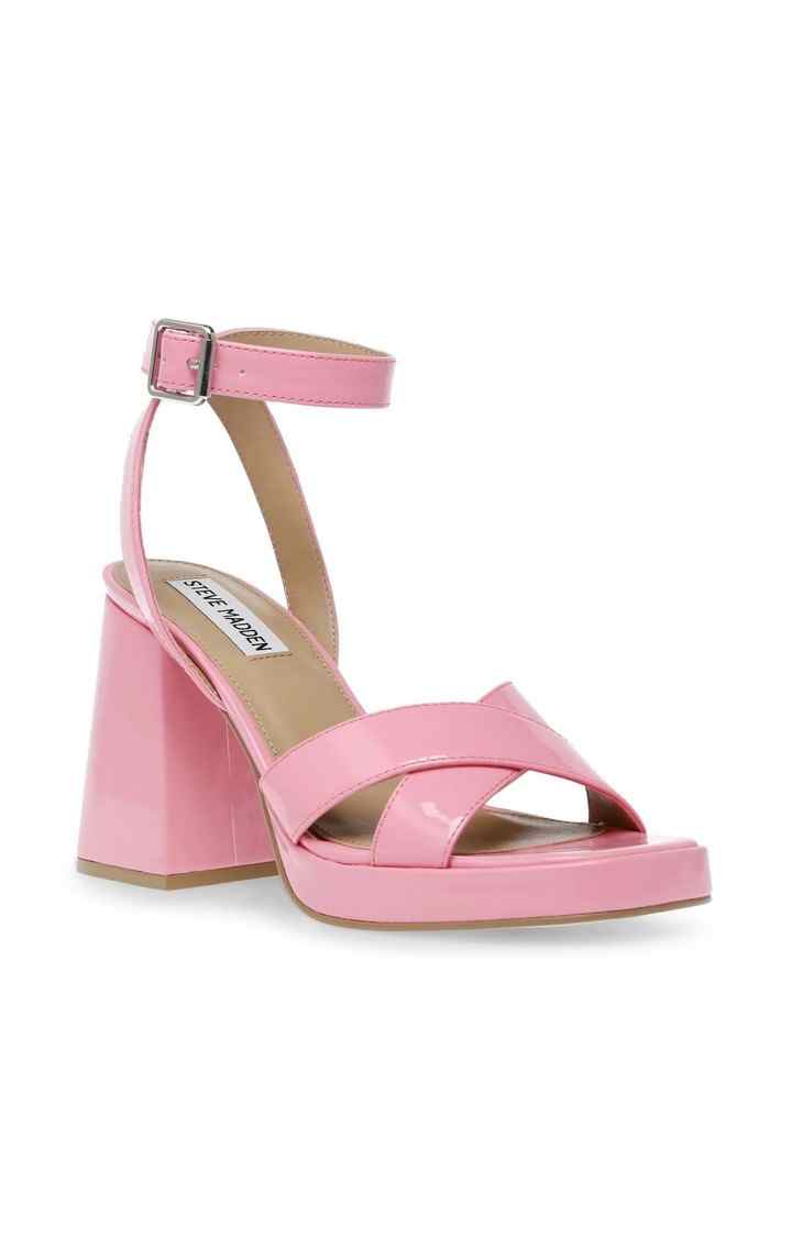 Amy Lou Pink Heel Sandals