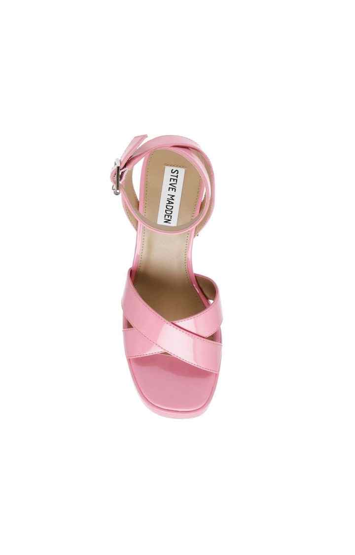 Amy Lou Pink Heel Sandals