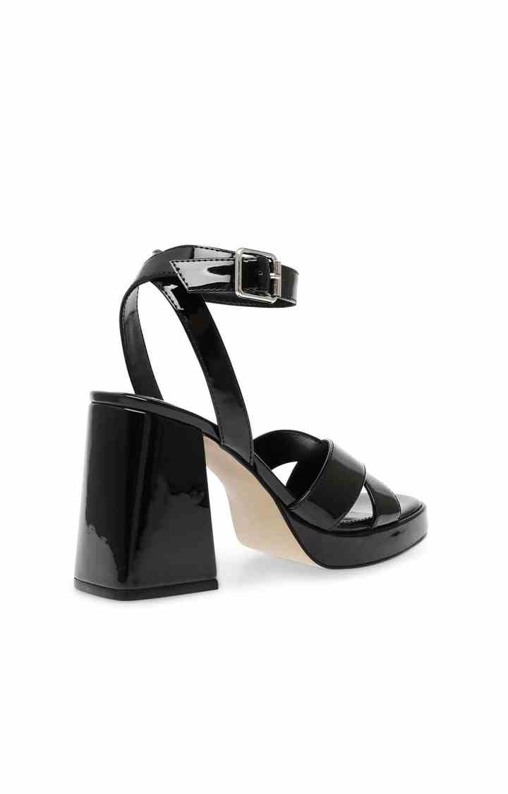 Amy Lou Black Heel Sandals