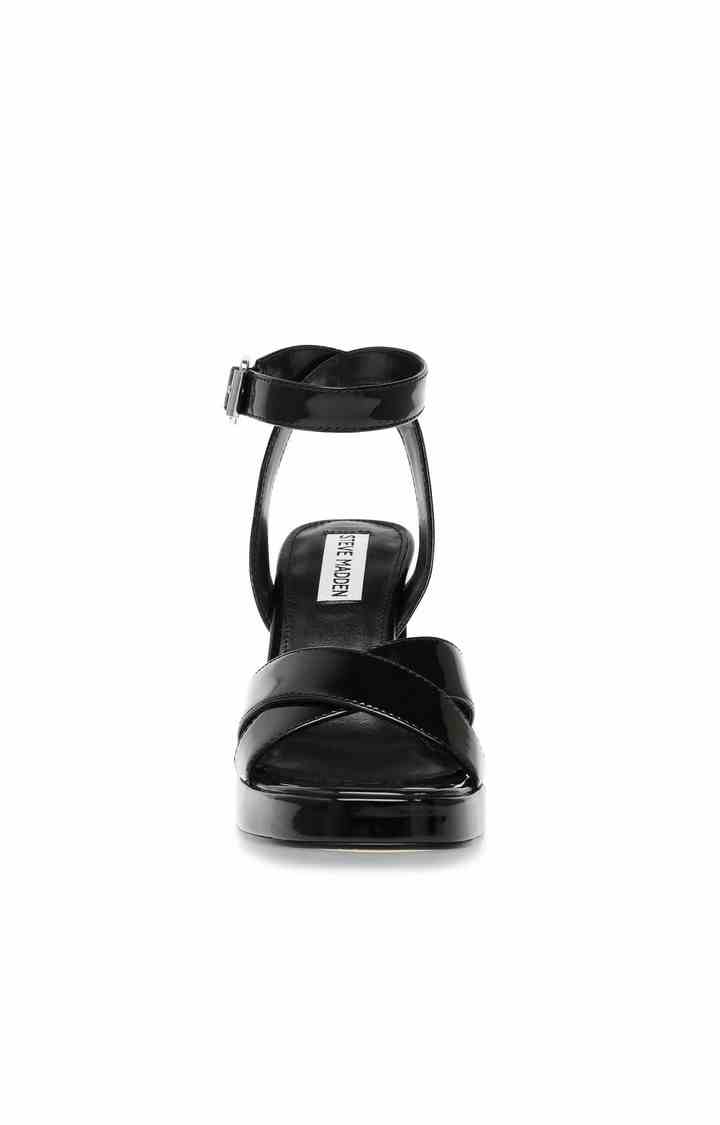 Amy Lou Black Heel Sandals