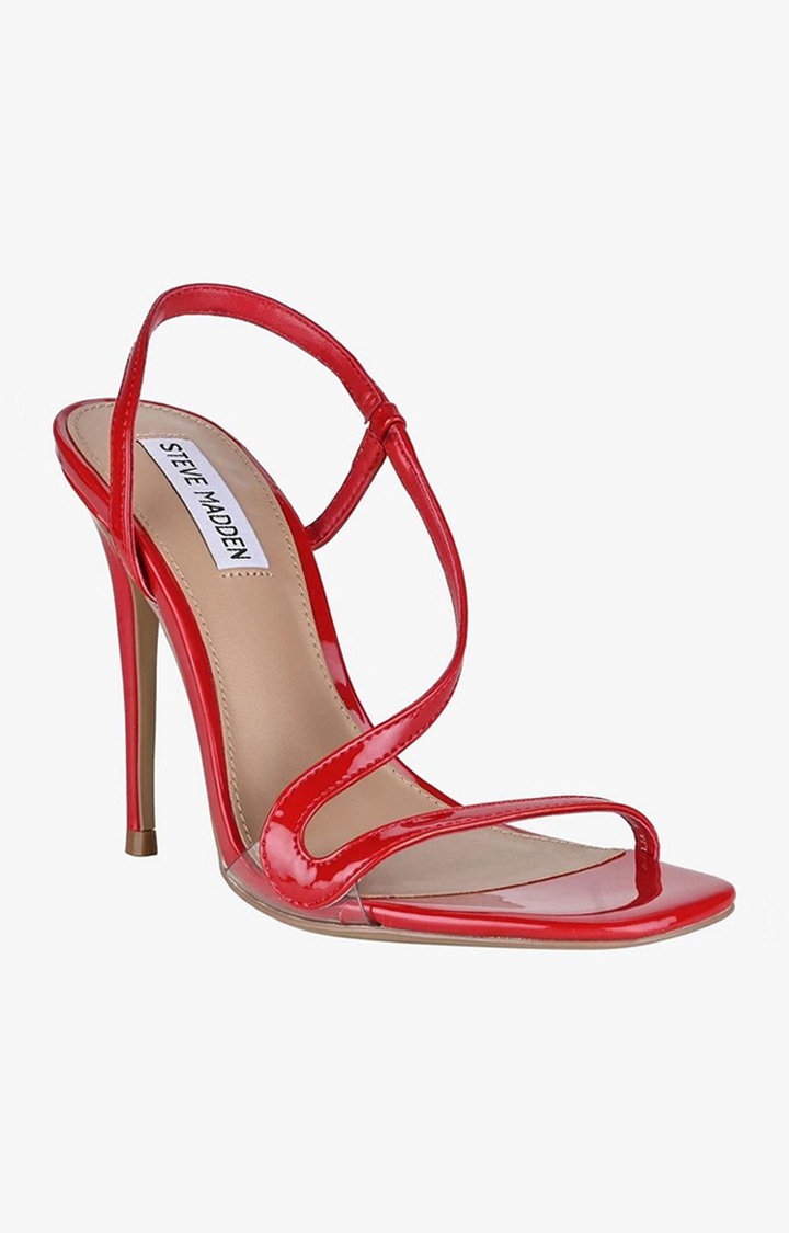 Natalia Red Heel Sandals