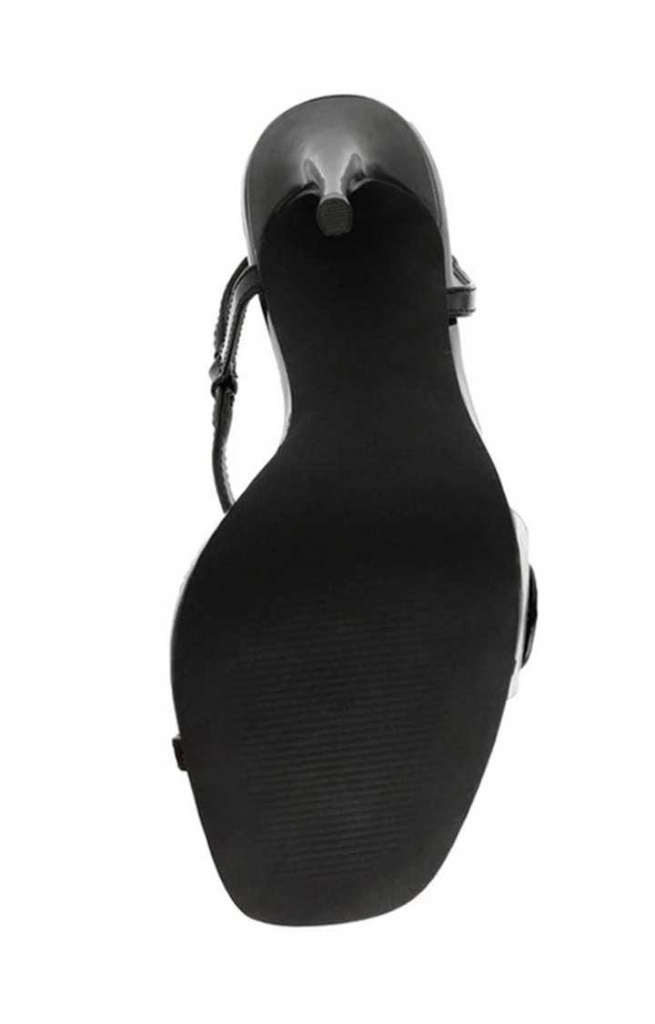 Natalia Black Heel Sandals