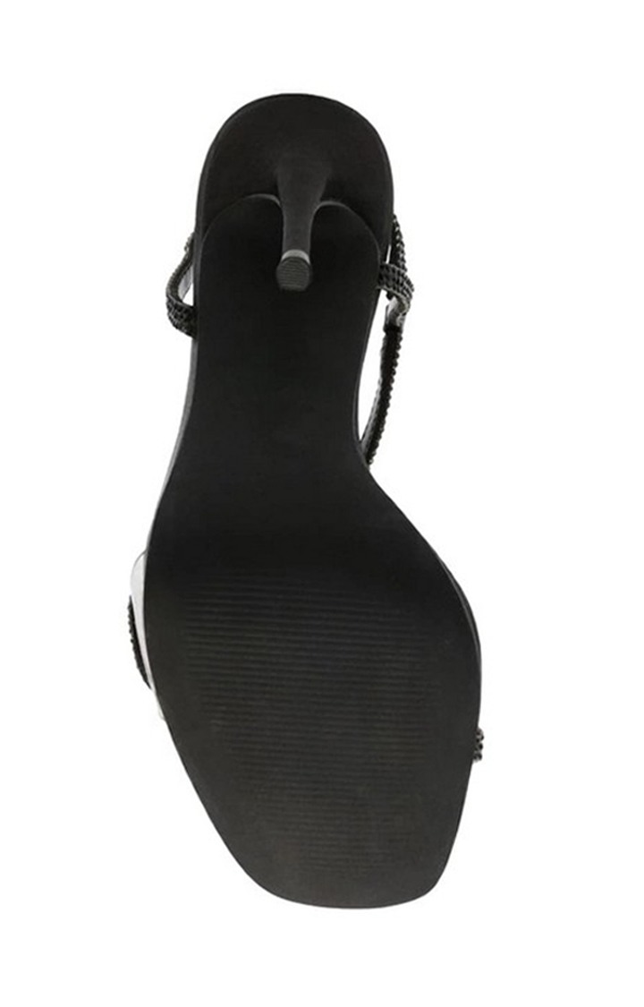 Natalia-R Black Heel Sandals