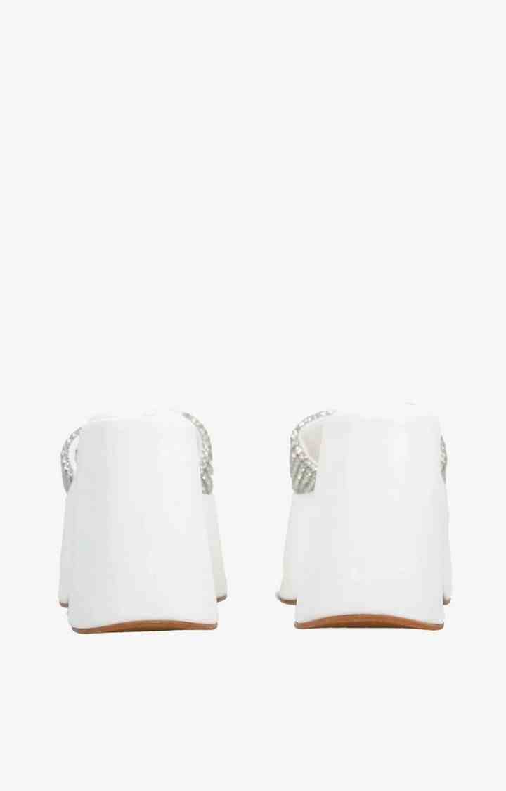 Glow-Up White Wedges