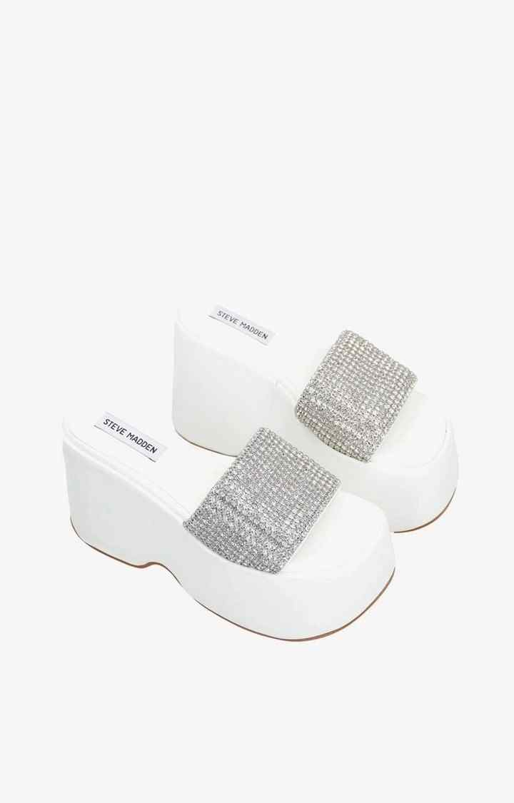 Glow-Up White Wedges