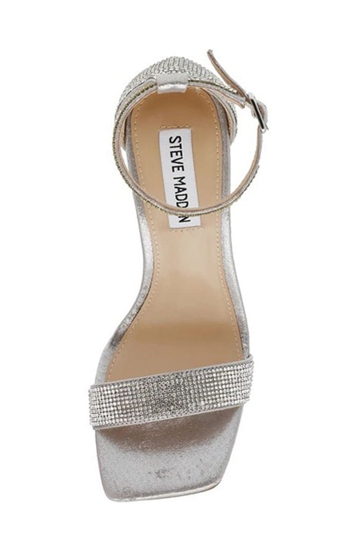 Tiaa-R Silver Heel Sandals