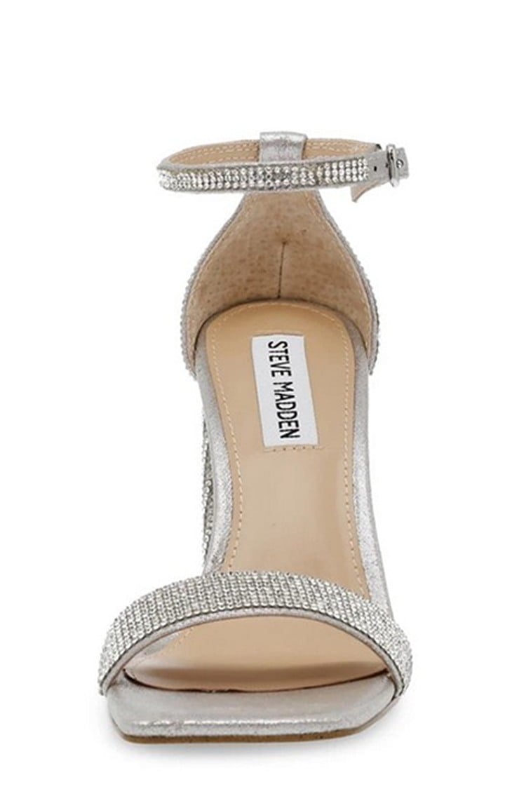 Tiaa-R Silver Heel Sandals