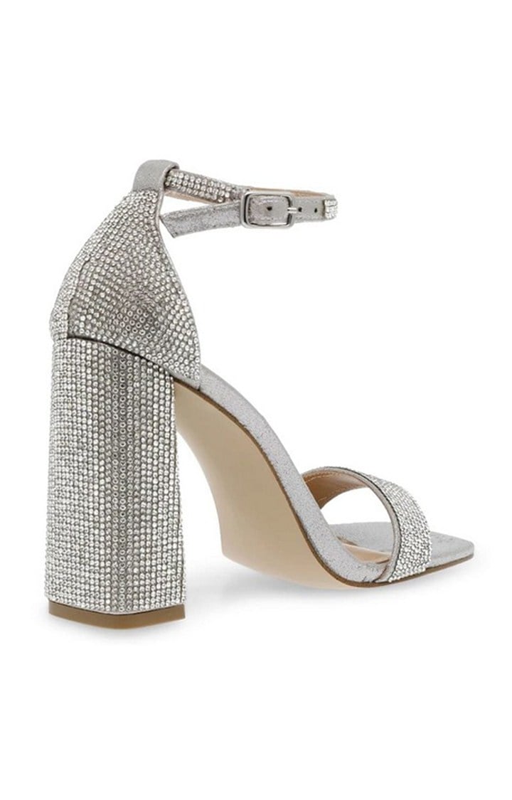 Tiaa-R Silver Heel Sandals