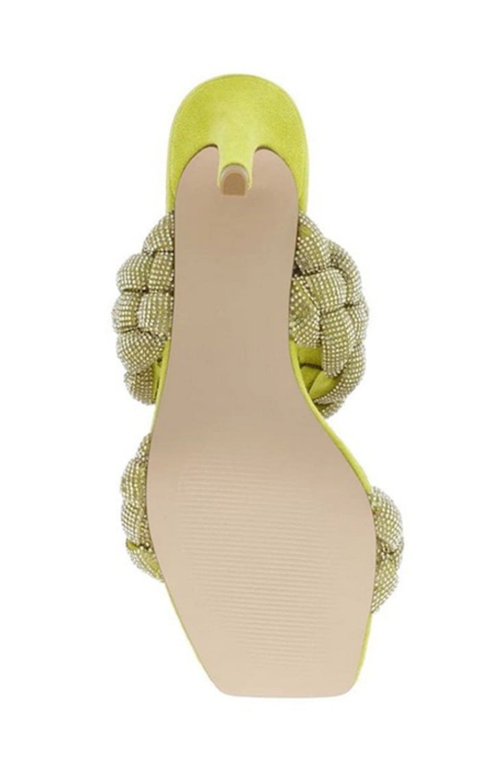 Tlc-R Green Heel Sandals
