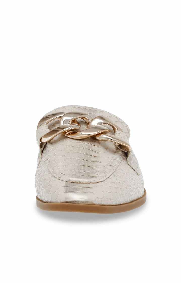 Cally White Closed Flats & Ballerinas