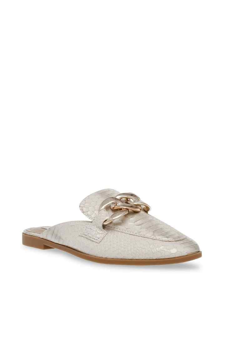 Cally White Closed Flats & Ballerinas