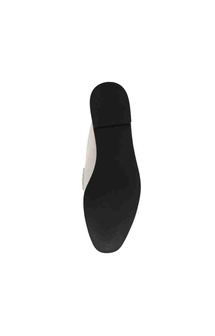 Cally White Closed Flats & Ballerinas