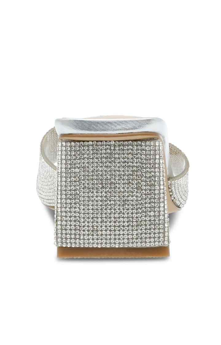 Attune Silver Heel Sandals