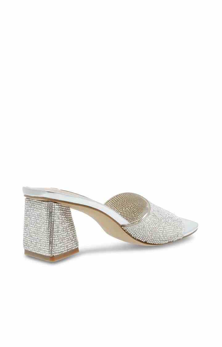 Attune Silver Heel Sandals