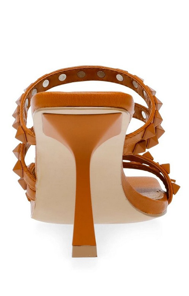 Zena Brown Heel Sandals