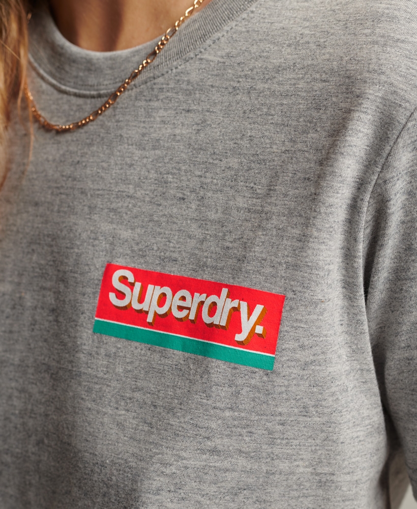 Superdry | VINTAGE CL SEASONAL WOMEN'S GREY T-SHIRT 1
