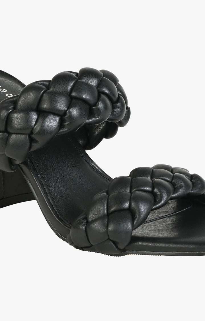 Dixcy Black Heel Sandals