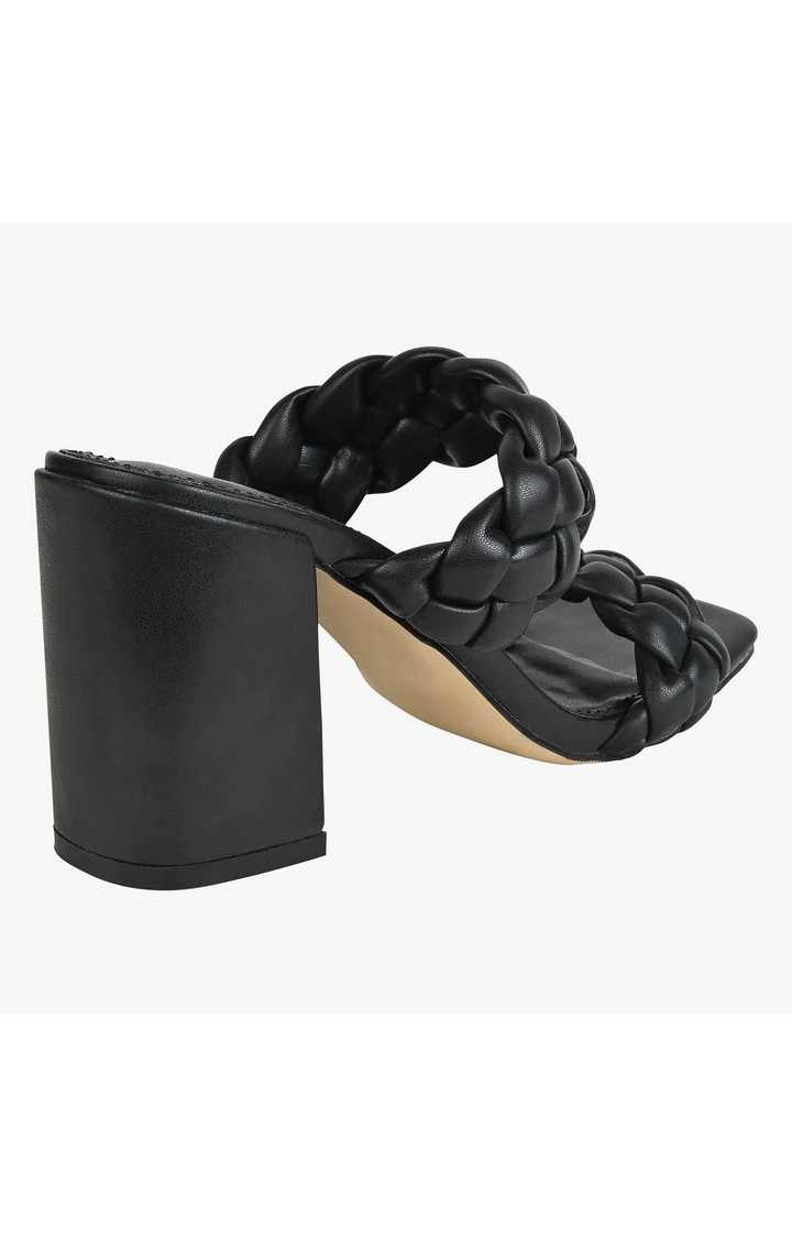 Dixcy Black Heel Sandals