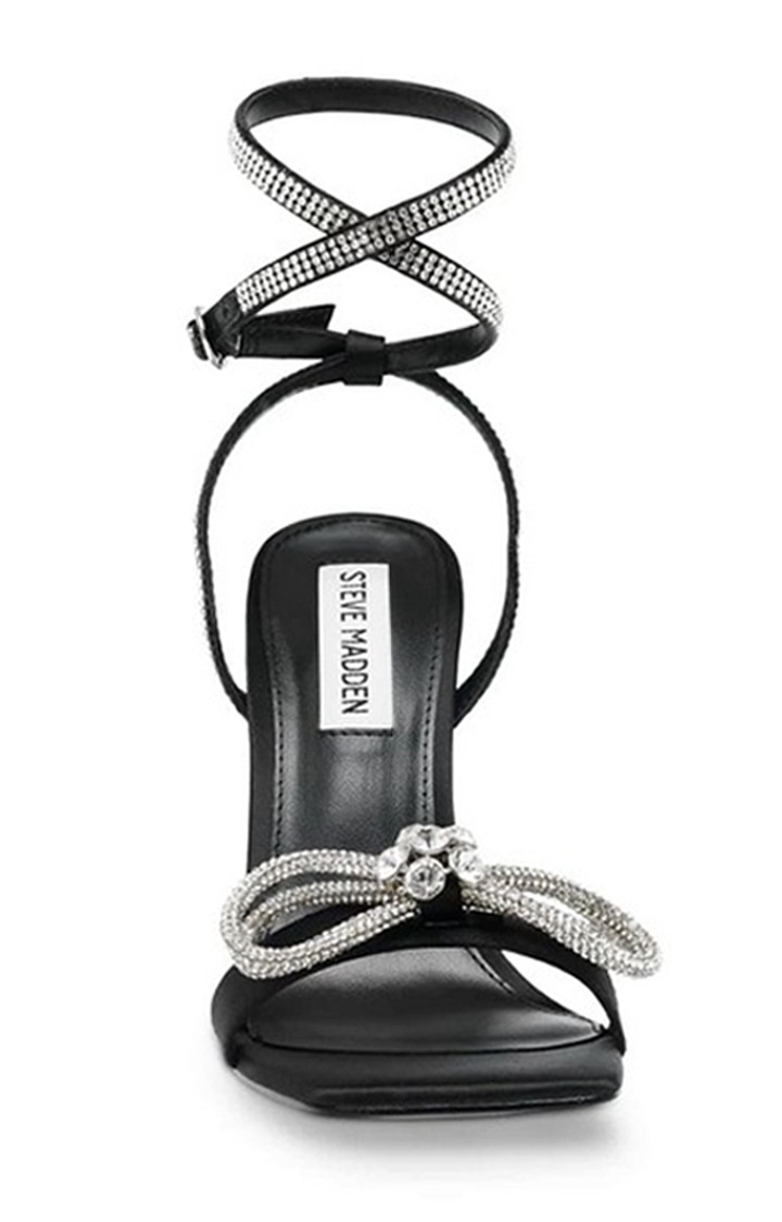 Unleash Black Heel Sandals