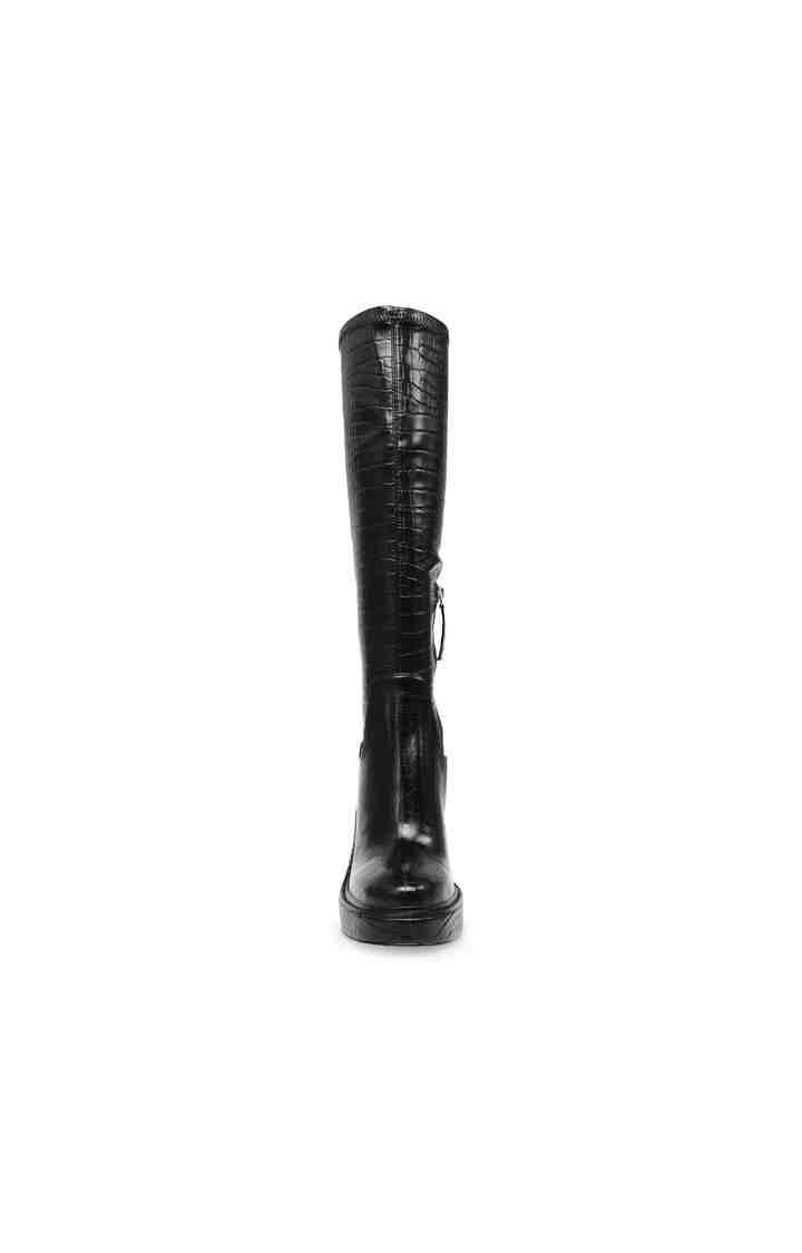 Aligned Black Boots