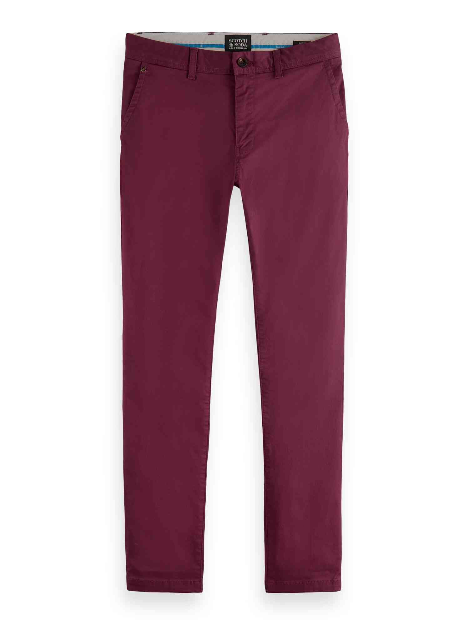 ESSENTIALS STUART- Organic cotton stretch twill chino