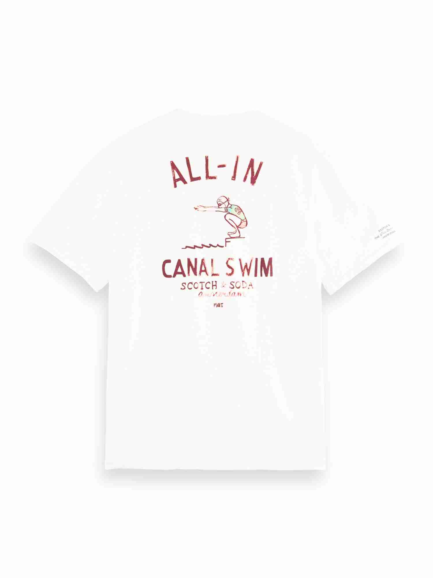 Cotton-jersey artwork t-shirt