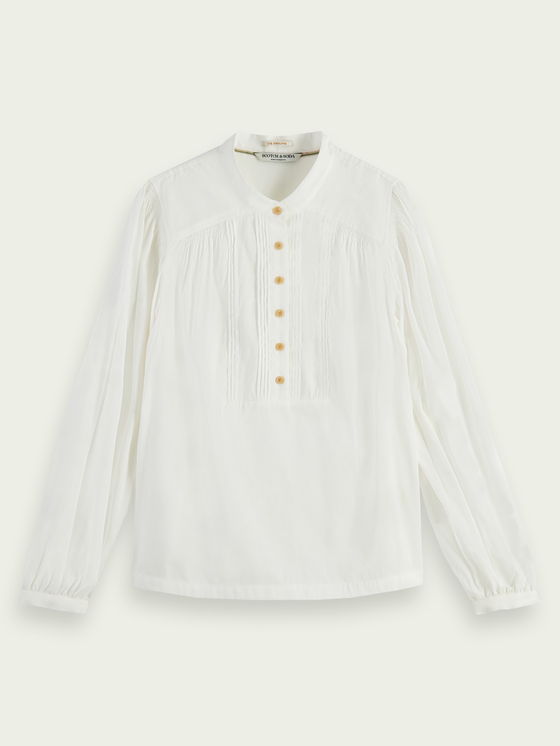 Scotch & Soda Flowy boho long sleeve top