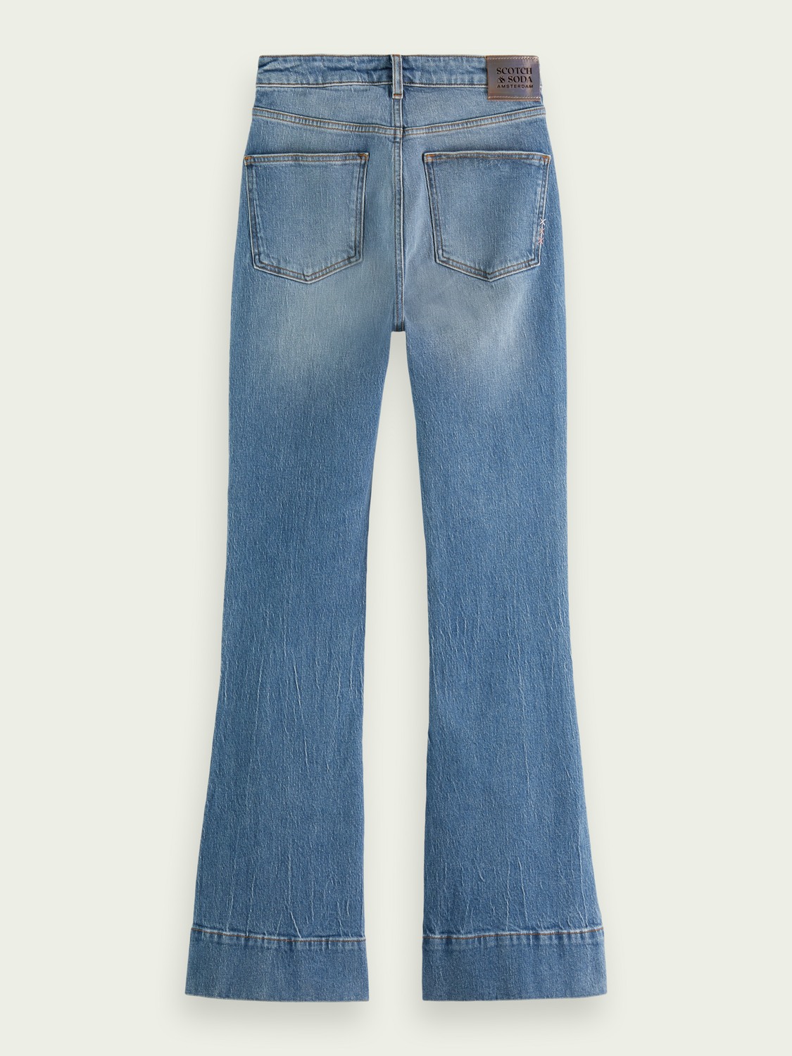 The Charm seasonal flared jeans — Blue Flight