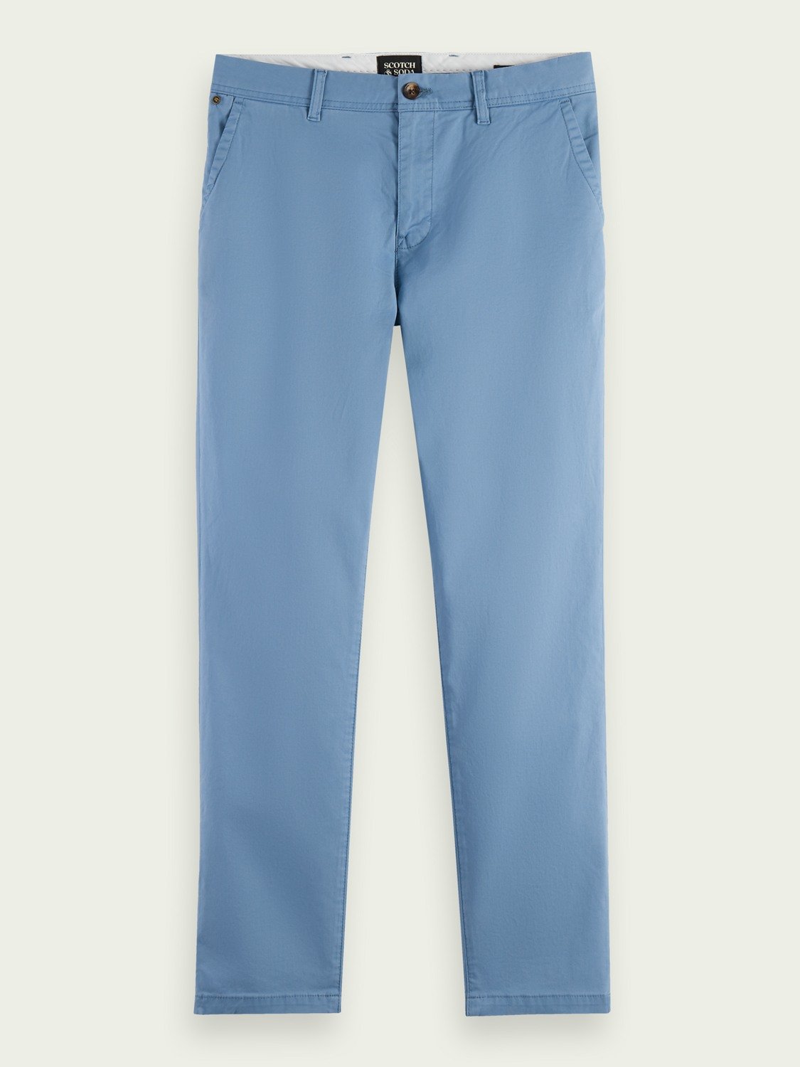 ESSENTIALS STUART - Organic Cotton stretch twill chino