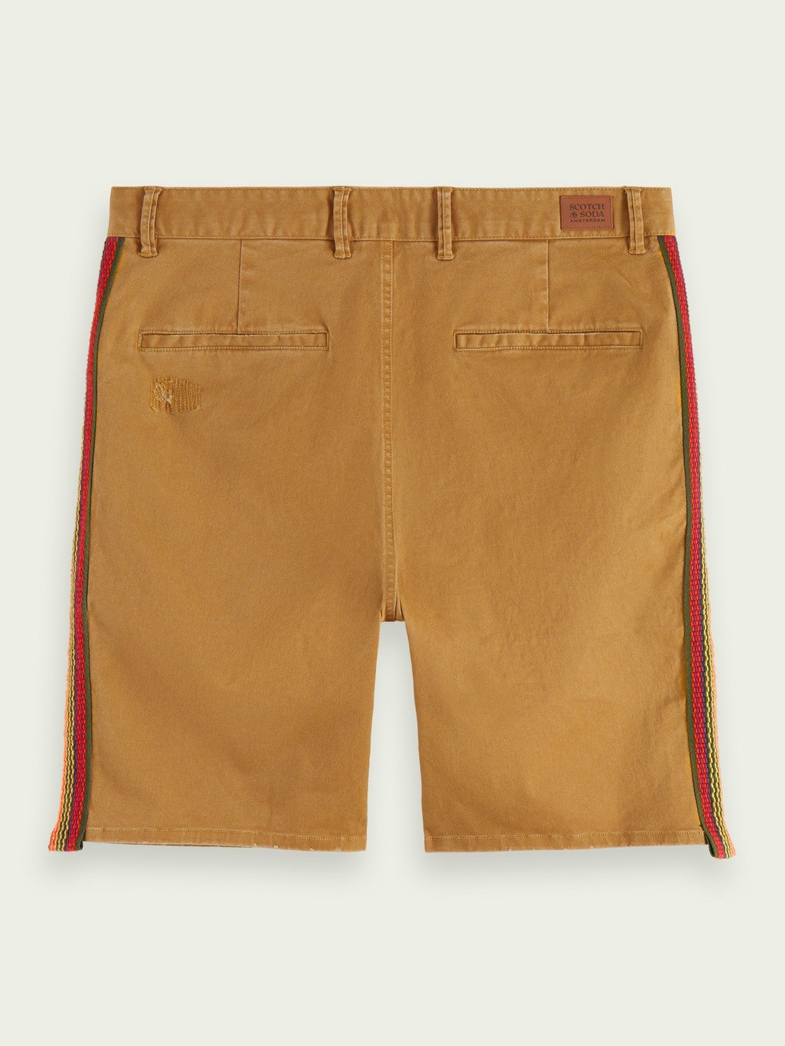 Relaxed-fit tape-trimmed shorts in Organic Cotton