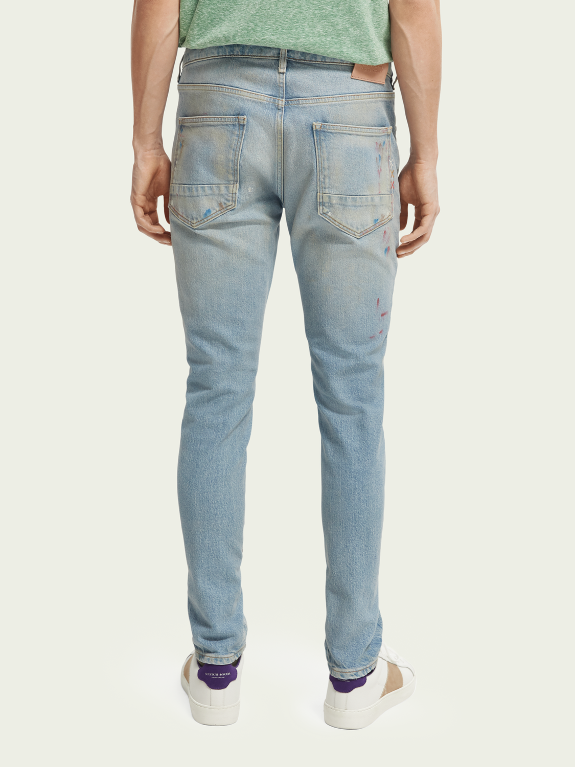 Pantalones vaqueros skinny fit skim - azul 165606 scotch & soda