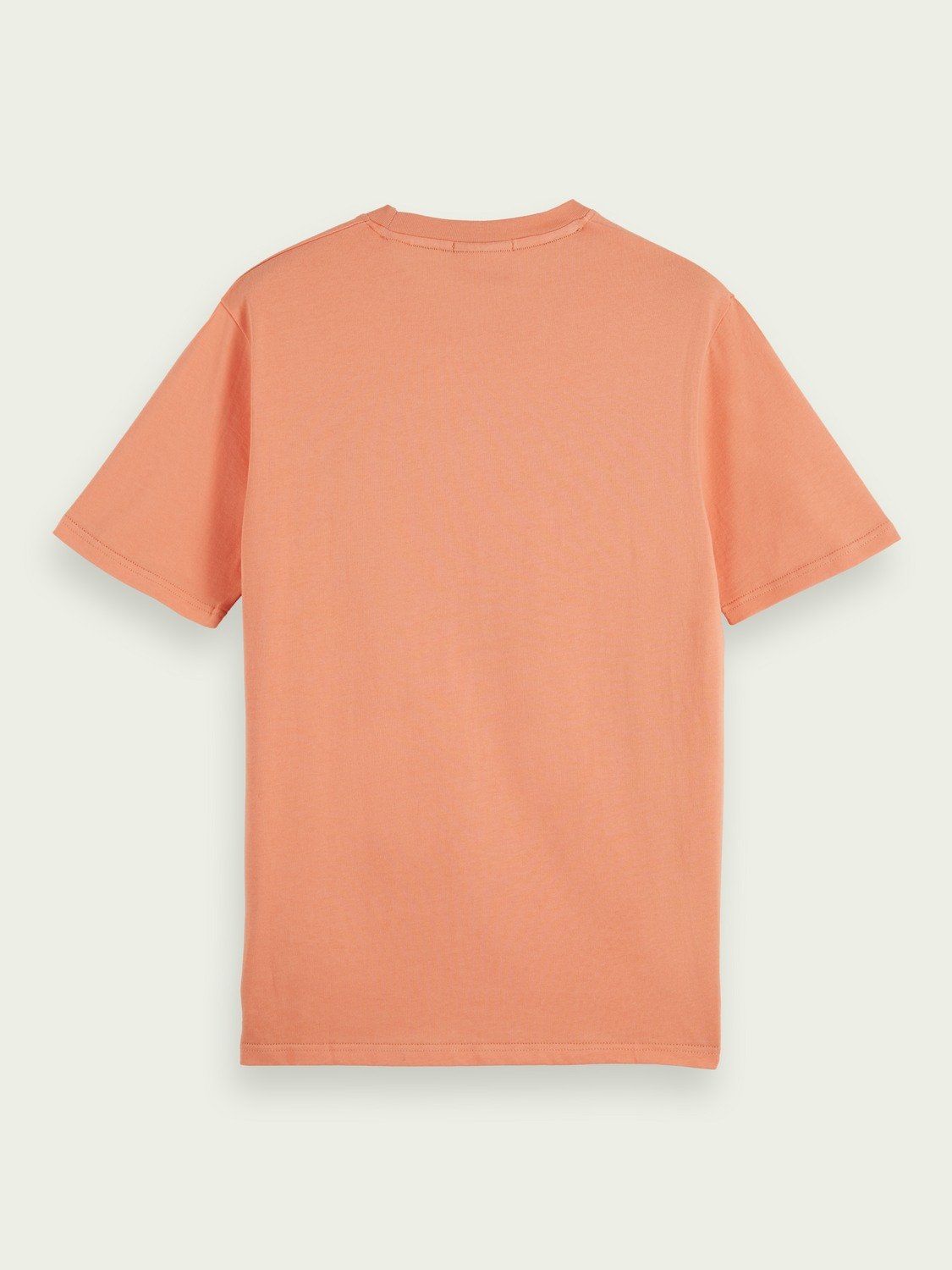 Graphic jersey crewneck T-shirt in Organic Cotton