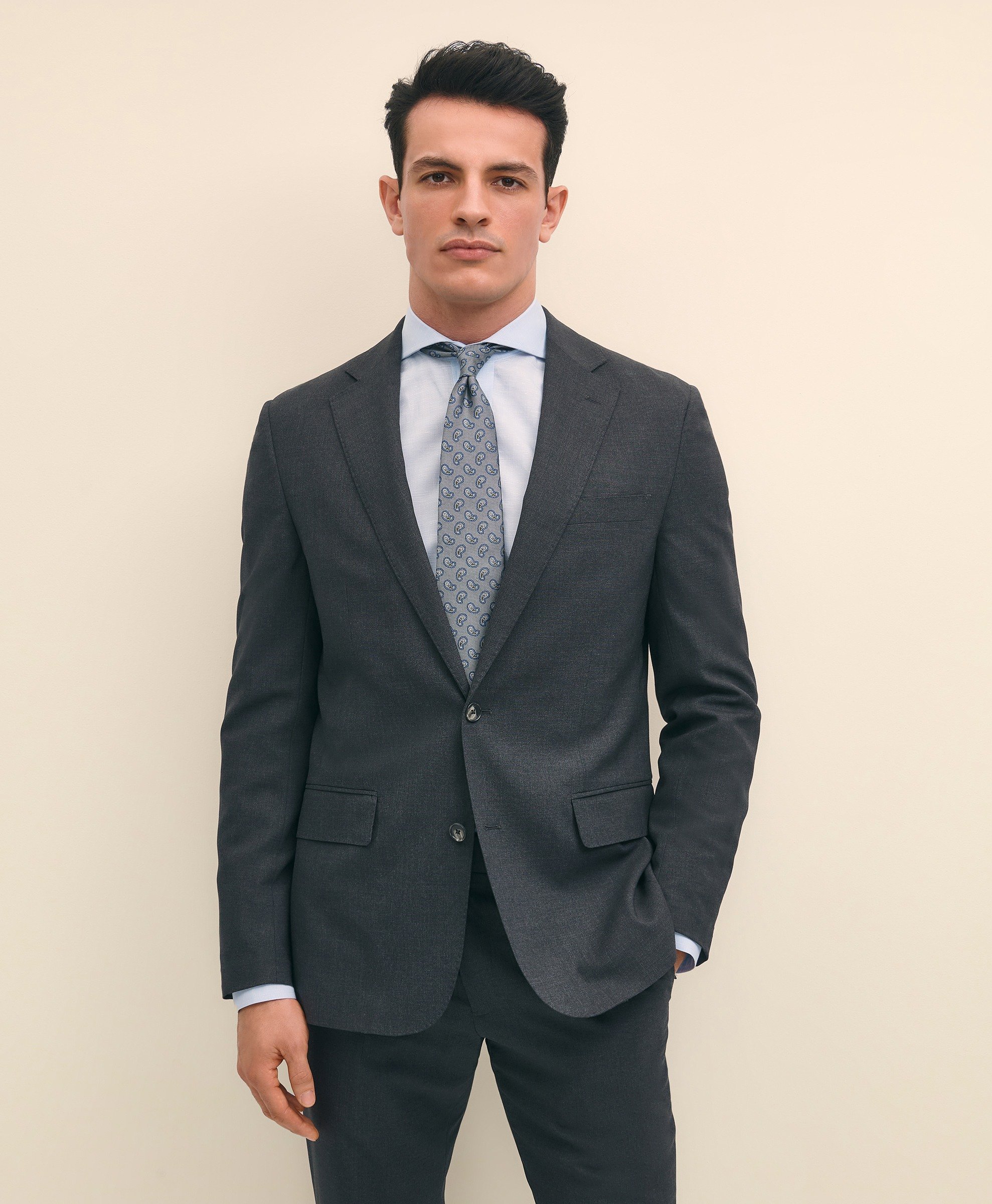 Brooks Brothers | Explorer Solid Notch Lapel Regular Fit Separate Jacket