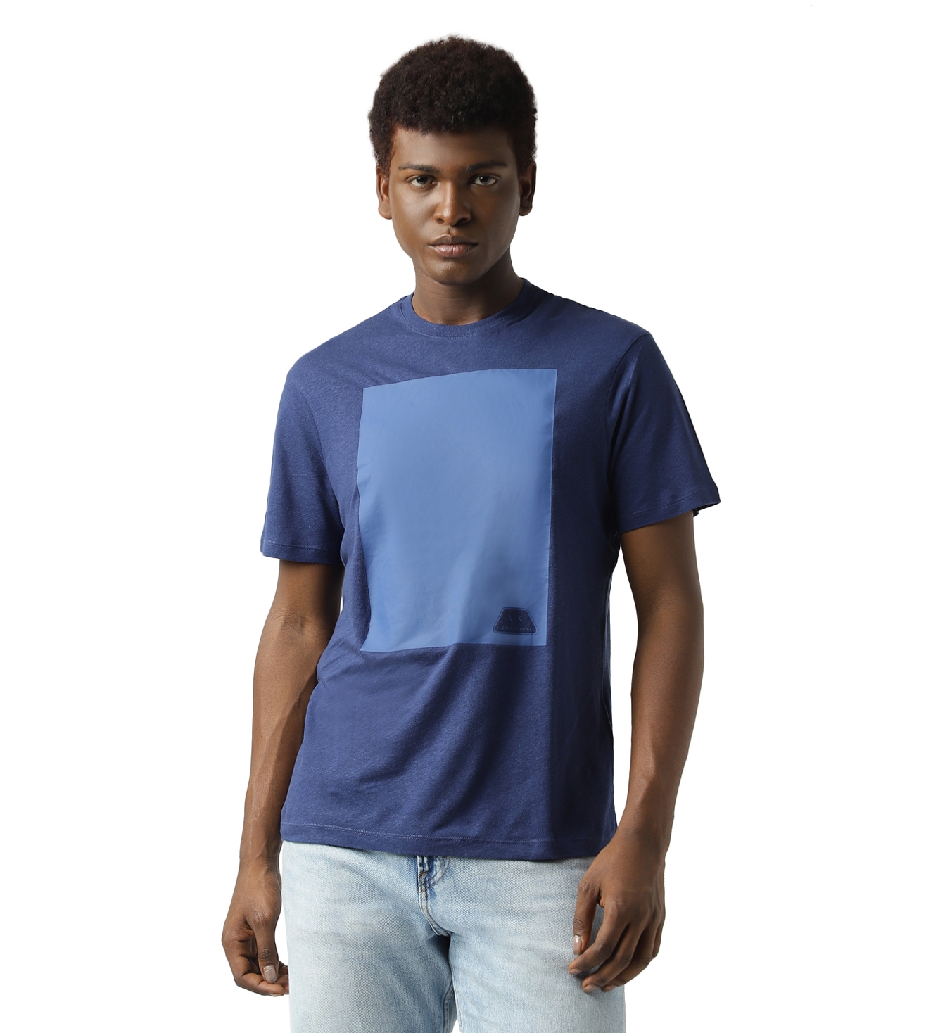 Buy Regular Fit Crew-Neck T-Shirt - Armani Exchange | Armani Exchange ...