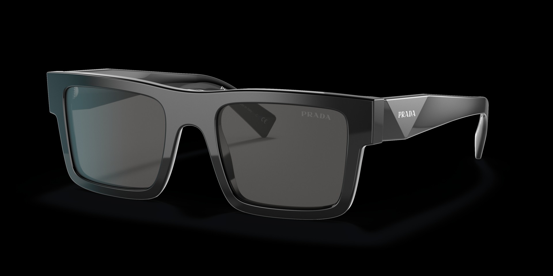 Prada Black Acetate Man Sunglass