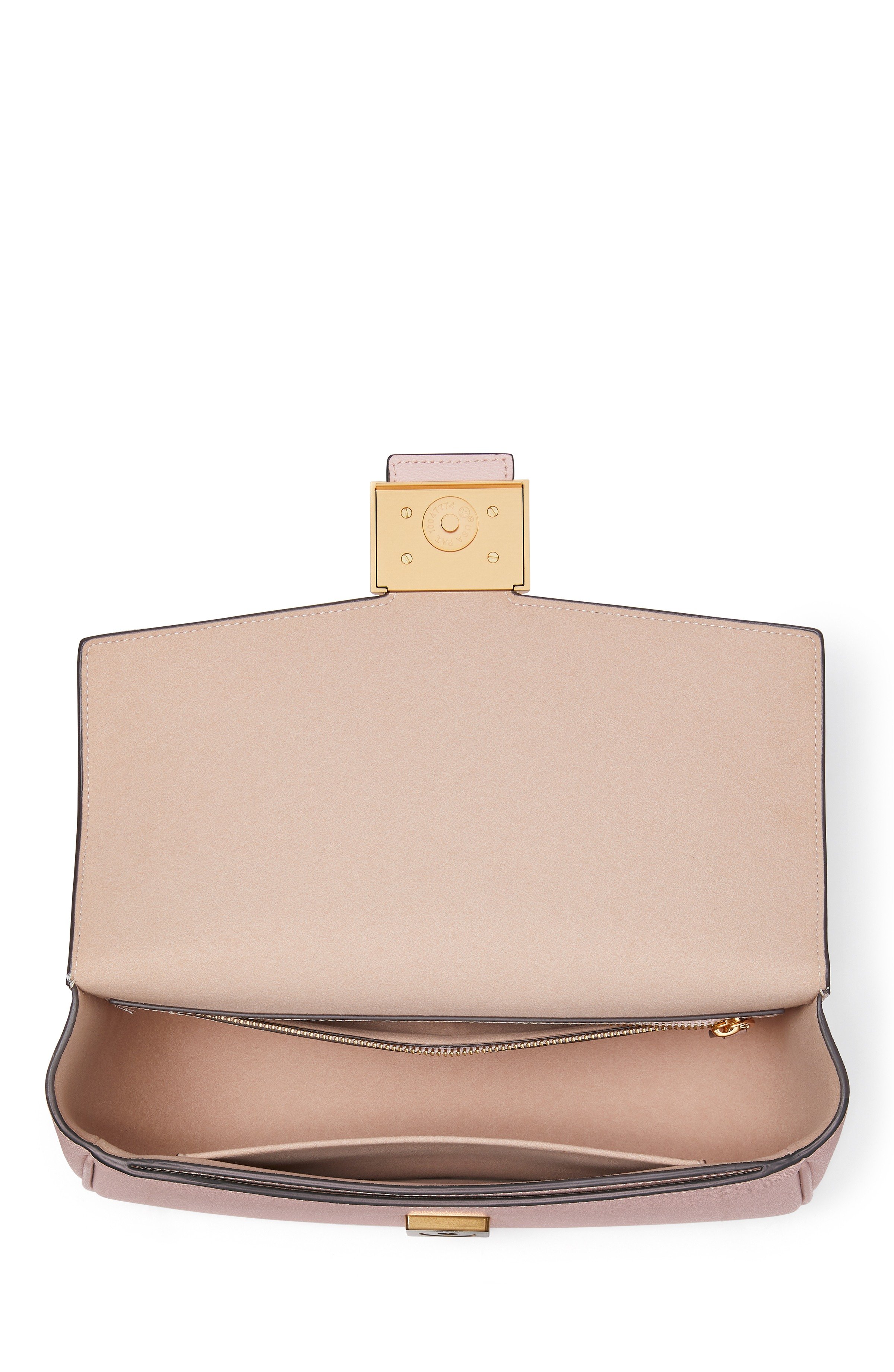 KATY TEXTURED LEATHER shoulder bag
