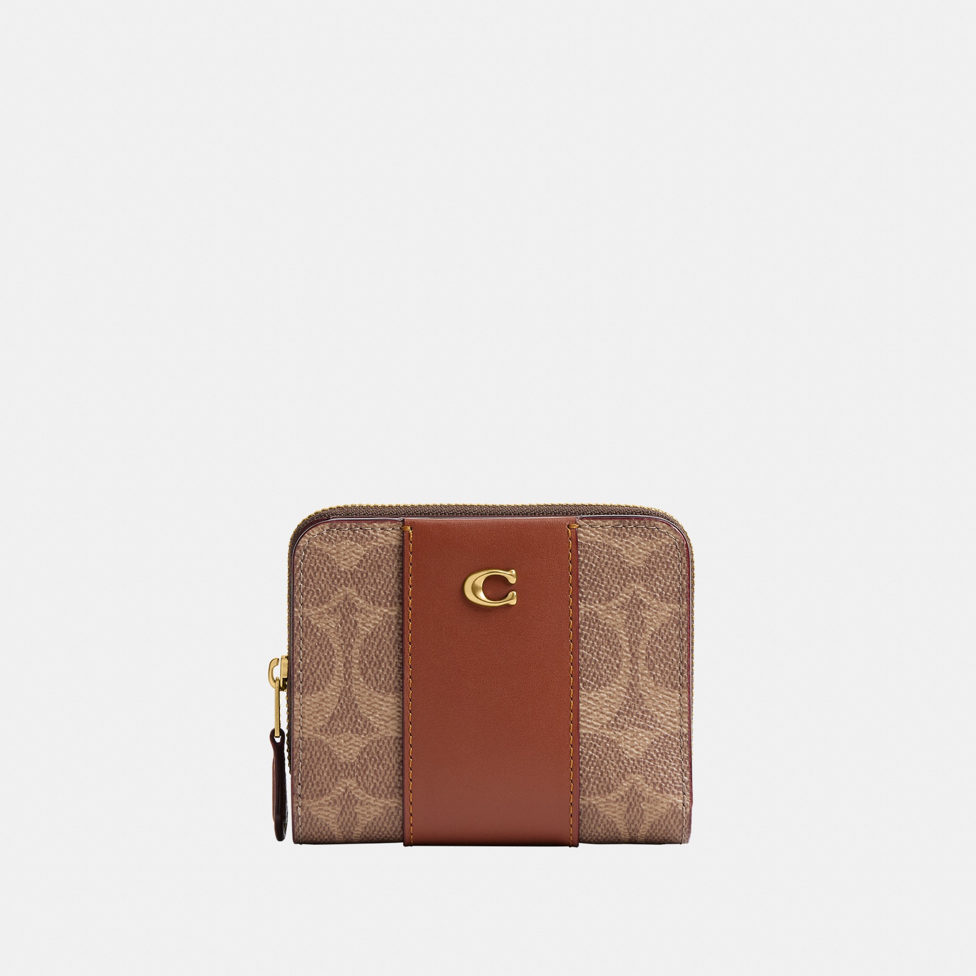 Essential Billfold Wallet In Colorblock Signature Canvas