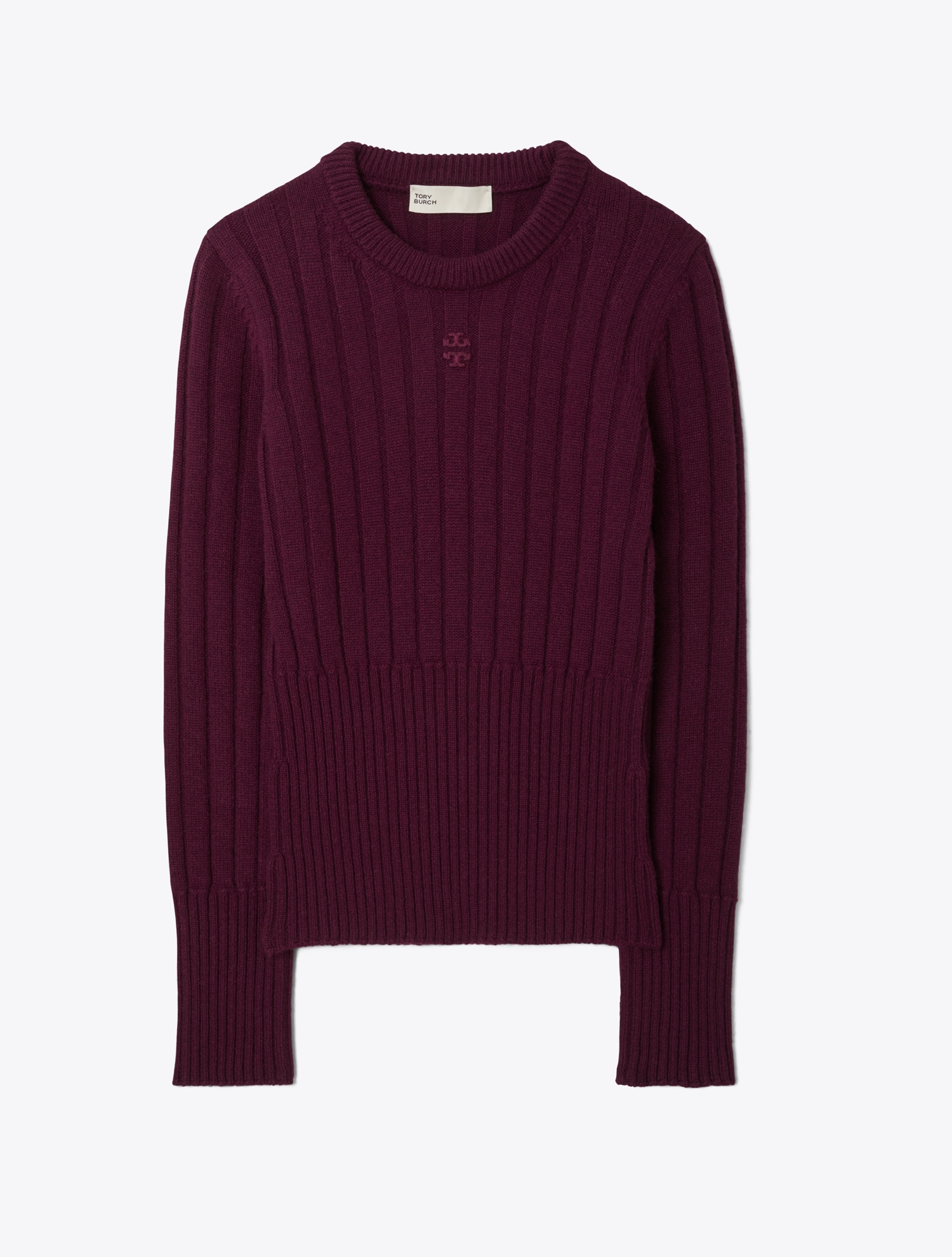 RIBBED CREW NECK