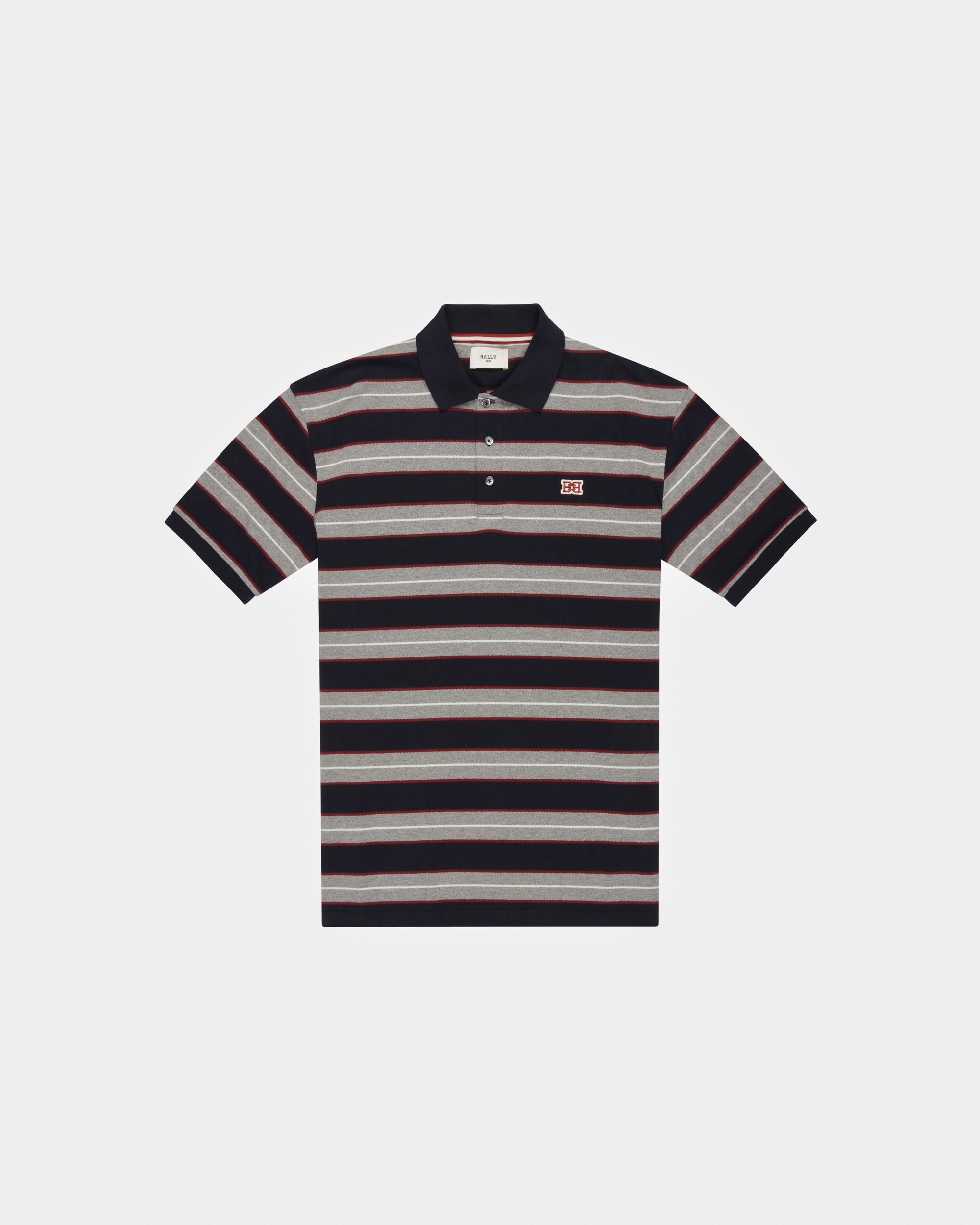 Cotton Polo Shirt in Ink