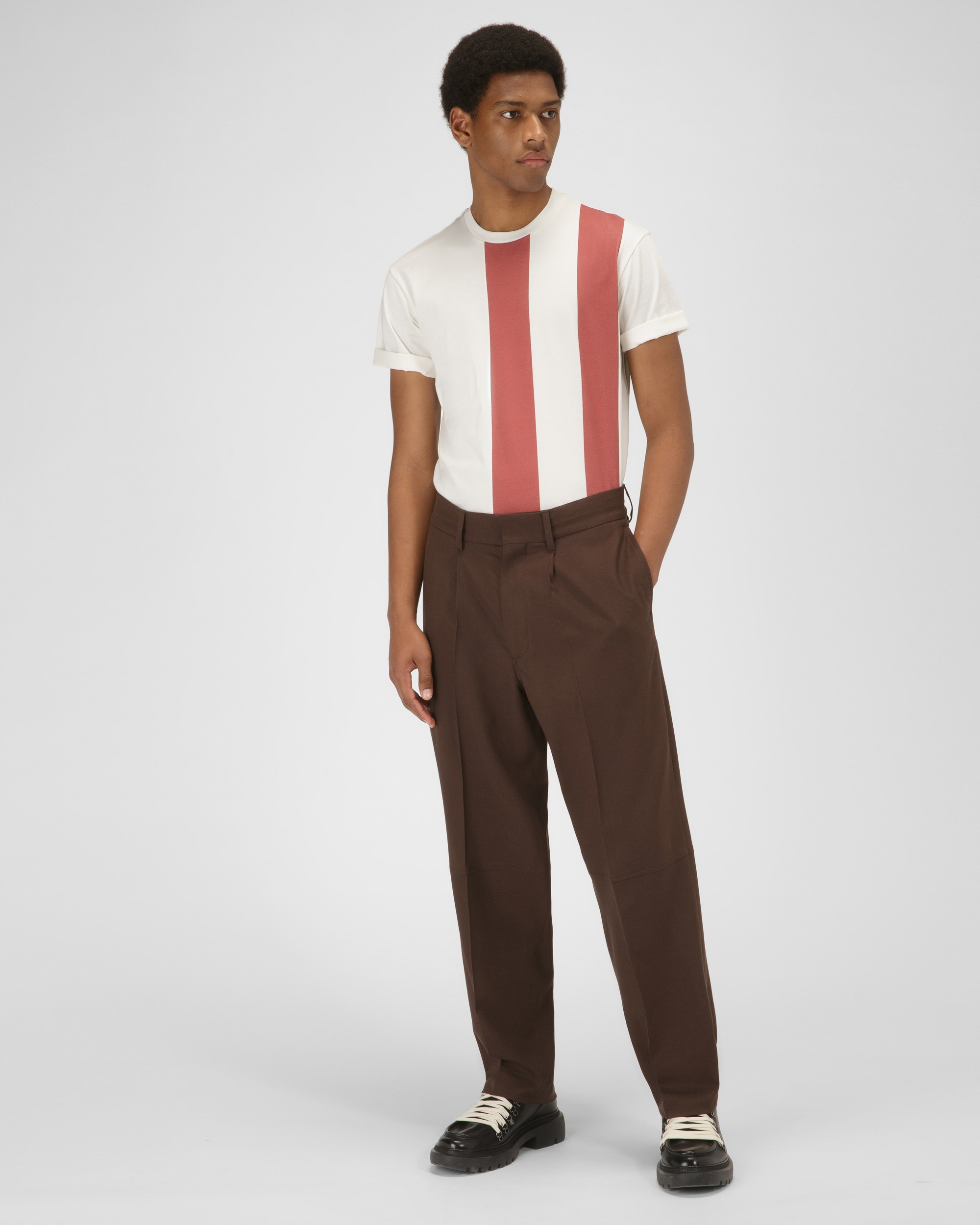 Organic Cotton T-Shirt In Bone